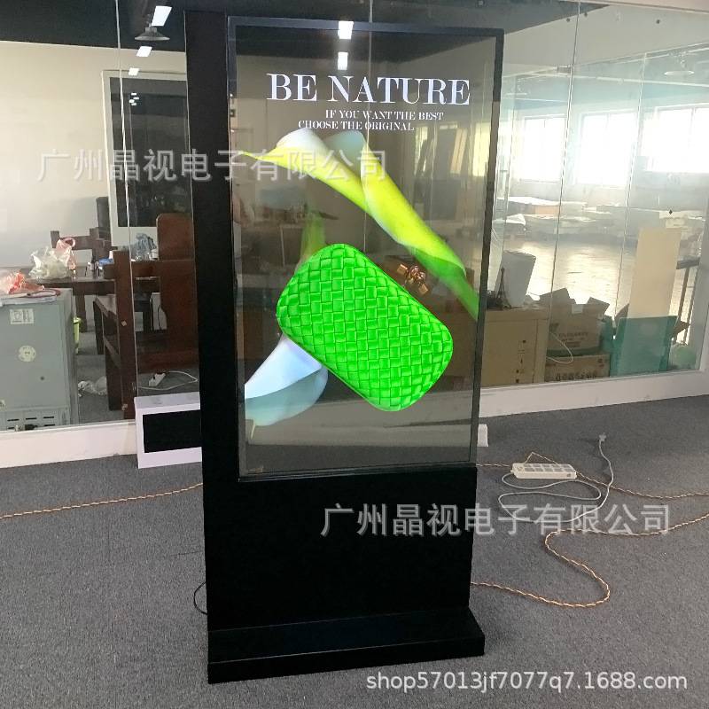 55寸透明OLED显示屏 透明液晶屏 电容触摸 OLED透明屏竖屏广告机