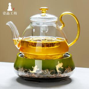 耐高温玻璃茶壶加厚烧水壶电陶炉煮茶壶器大容量泡花茶壶