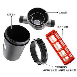 过滤器半外螺纹可接文丘里施肥器大棚微喷 3寸90T型农业滴灌管网式