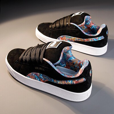 复古男士面包鞋2025春季韩版