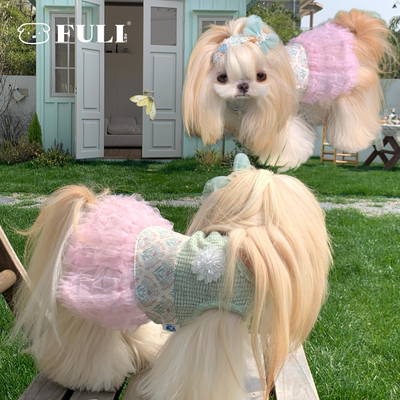 FULIPET「芽粉春日」蛋糕裙.花园系列.西施犬马尔济斯比熊雪纳瑞