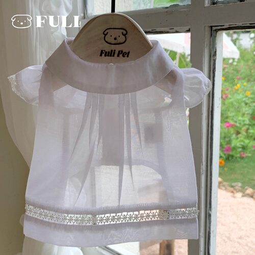 FULIPET「凉感曲天丝衬衣」.花园系列.西施犬马尔济斯比熊雪纳瑞