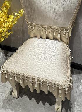 0餐四椅垫欧洲高端防滑季通用田园风格实木套椅垫定制JGO225新款