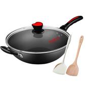 炊大皇不沾锅平4炒锅 36cm炒勺COOKER K家用瓦斯炉适用大3号底无