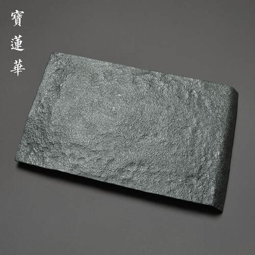 天然 青SHL石板干泡茶盘茶 手工雕刻石盘壶承养壶托壶托垫茶海茶