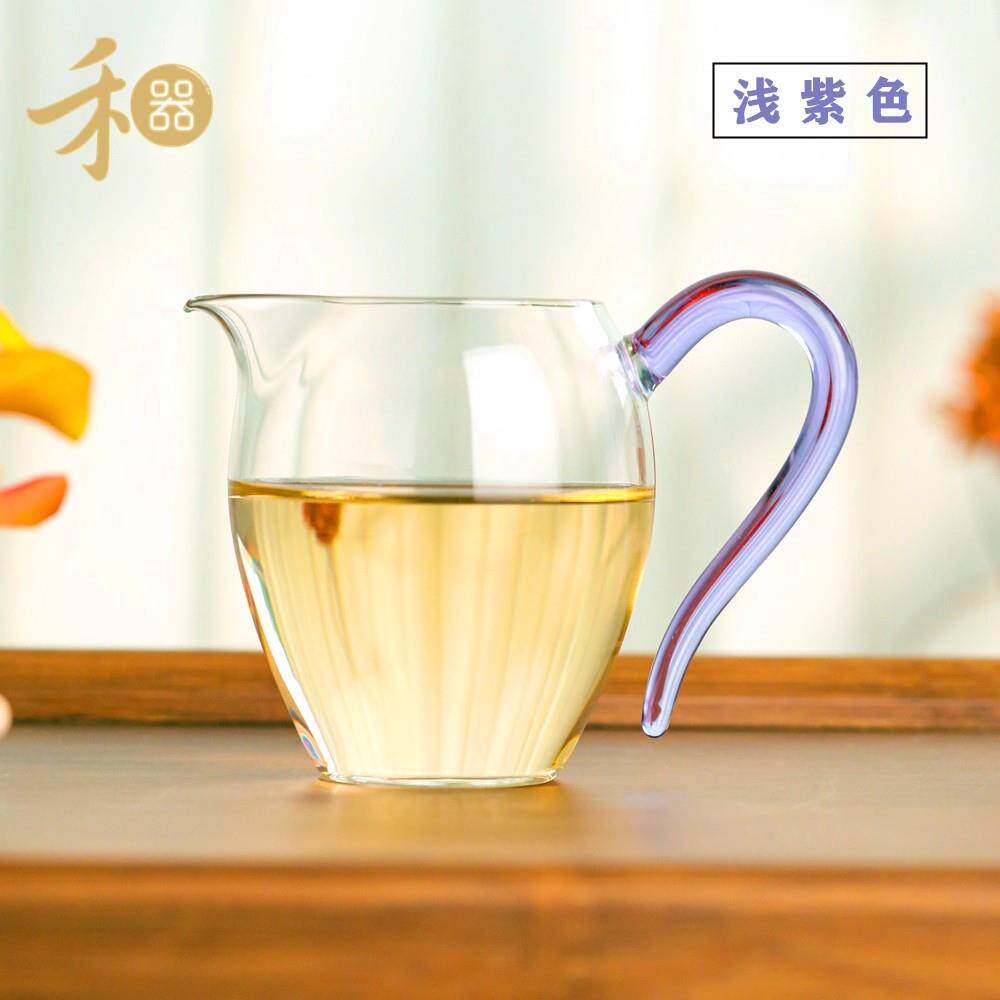 禾揽公道器杯玻茶水分茶器遇翊口怡然茶海大号家用和器PHQ功夫茶