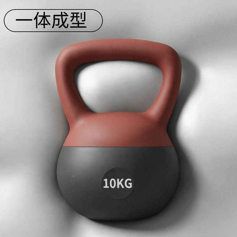 软壶铃男塑健身家用8kg10甩提05壶女翘臀形哑训铃力量练士器材壶