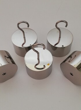 304不锈钢F2级带勾砝码10g20g50g1kg2kg5kg10kg挂钩试验法码包邮