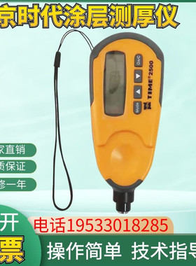 北京时代涂层测厚仪TIME2500 漆膜仪镀锌层 油漆厚度汽车漆面检测