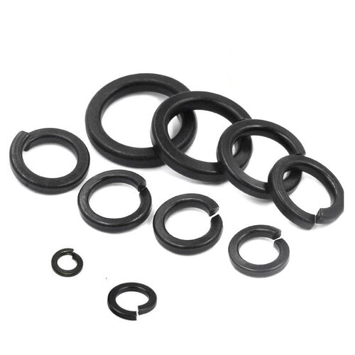 GB93发黑8级弹垫 弹簧垫圈 弹簧垫片开口垫圈高强度弹垫M3-M36M48
