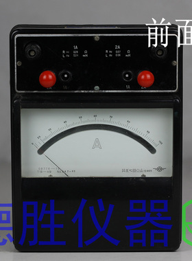 T19型1-2A安培表高精度机械指针交直流电流老表1A0.5精度外磁张丝