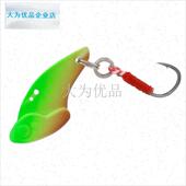 鲨微物小湾刀2.7g亮片路亚z饵金属饵VIB硬饵拟饵白条马口.