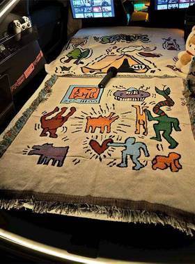 自驾游床车休闲毯布布置网红氛毯围户外房NTW露营后车备箱垫子防