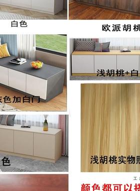 定制飘柜地窗柜矮米柜可坐式榻榻加宽落地窗储物柜阳台柜AWK收纳