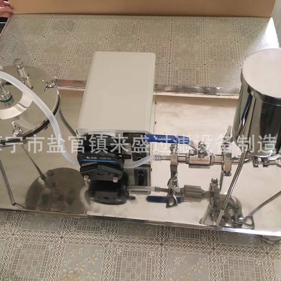 实验室可换材滤膜滤布/滤纸卫生级正压过耗滤器固液KYU分/离器图片