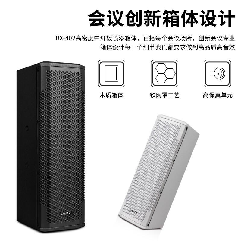 狮乐2BX-4034099业会音柱超议市音响店铺专壁挂无源音箱一对