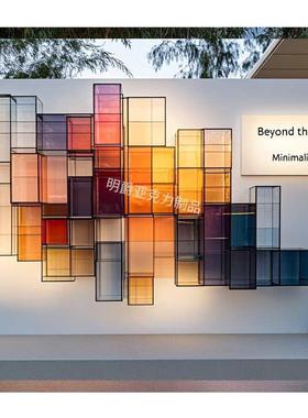 亚彩克力IPM装饰美陈场色盒子户外网红打卡装置摆件酒商学校店文