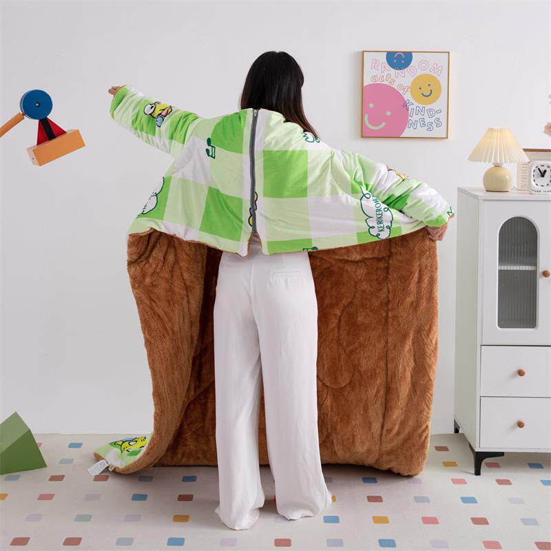 LCH被2025新款卡通功能带袖一式懒人抱枕被45*45cm展开120*体160