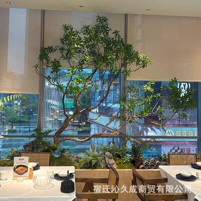 真马醉木客厅绿造景落地马醉木大型植仿生假树吊钟楼梯下景观仿造