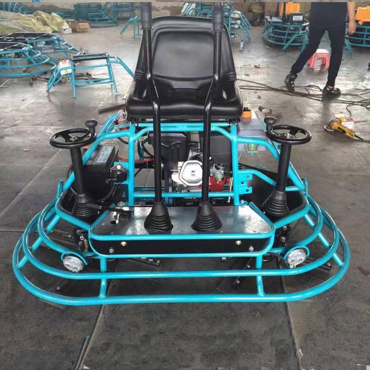 土抹光机驾驶式QXQ水泥砂浆地面磨平油混汽油磨柴光机座凝驾式抹