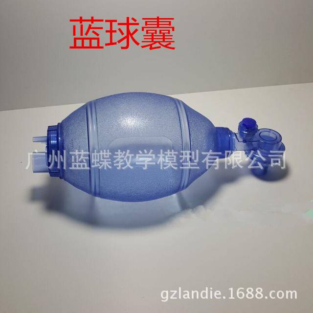 儿童型 急球简易呼吸器 人工复苏器复苏球 急救呼吸气囊皮囊 标配