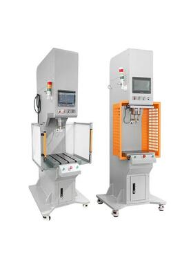 落地C型伺服压机五孔设备咨询客服压装机小型冲台式力伺服轴承压