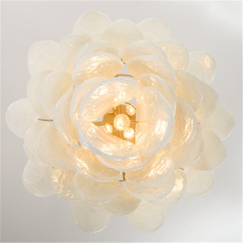 413美式创后现代led水晶吊现灯代设计卧室圆餐厅酒意店形别墅玻璃