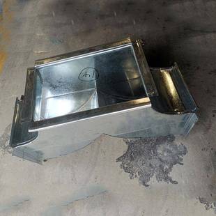 不锈皮钢三通风管T型白铁9度直角三QIA通螺旋管配件烟0管风定制