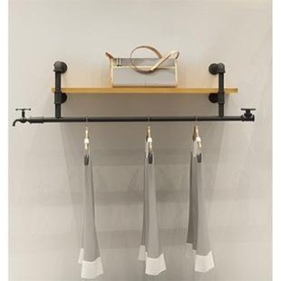 服装 店HPW展示架墙上古复壁挂墙时上挂衣架层工架水管业风架尚展