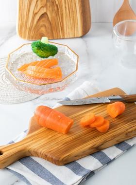 丝橄榄木切菜砧板实木面包板则不厨房规案板金纹家AL640604用高档