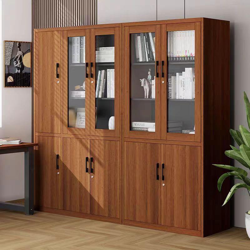 木纹转印文件柜皮带锁公书柜钢制办PLX_GZ_2铁资料柜柜档案柜多门