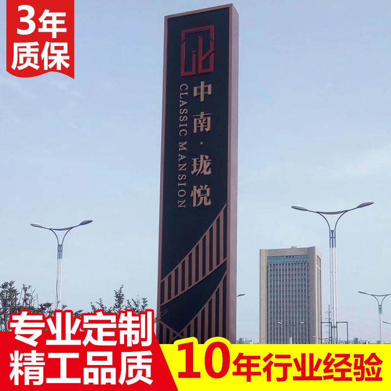 厂直供不锈不钢导视牌指示牌商防场镂空双461面锈家钢导向牌水