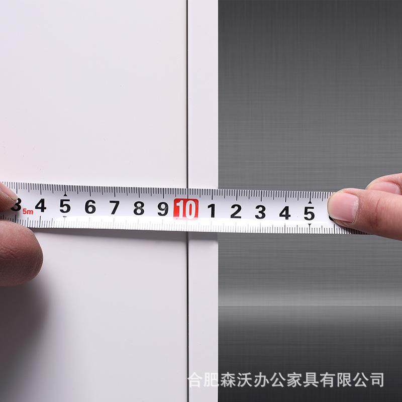 拆铁薄窄边玻璃门带锁SW015文件桌边装挂衣柜钢制推拉柜门皮柜