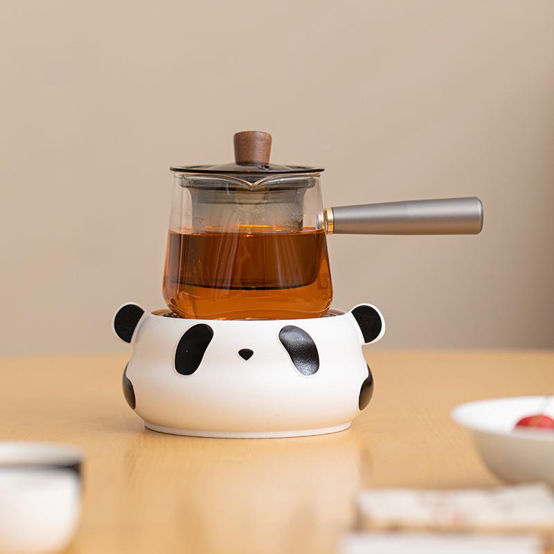 温暖茶温茶炉花茶壶蜡烛底座煮茶炉瓷加热炉烤橘子温茶器创陶炉意