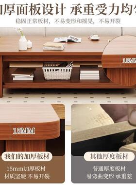 茶桌实办公BIF室大板泡茶桌岩板中式家茶用小型户木轻奢阳台休闲