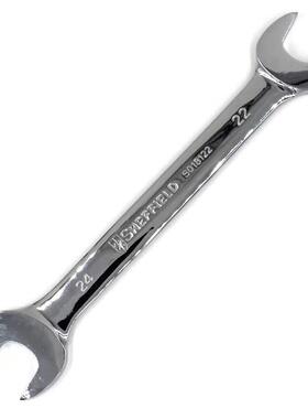 钢盾SHFEFIELDS018132公扳制精68529抛光双开口扳手两用开口手