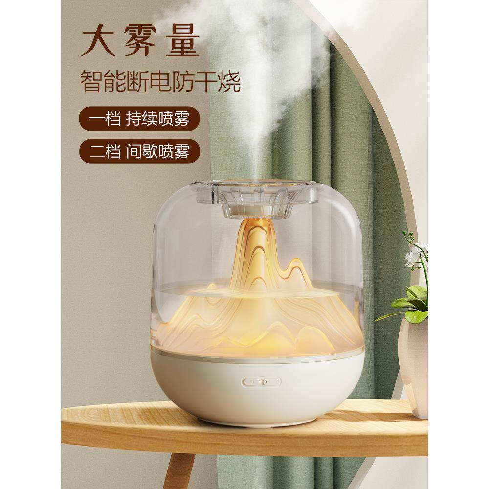 新品bear/小熊加湿器家用静音卧室氛围夜灯孕妇婴儿空气小型迷你