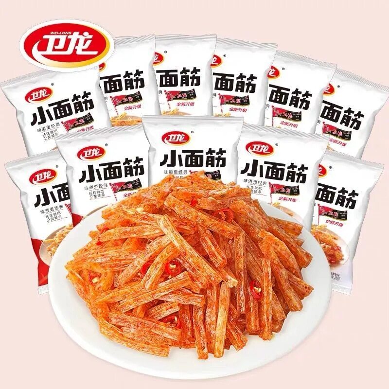 卫龙小面筋辣条大量 散装整箱小卖部儿时怀旧麻辣零食品大礼包