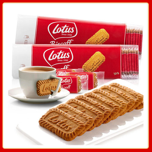 比利时Lotus和情焦糖饼干庆伴手礼喜铺零食 独立小包喜糖小包装