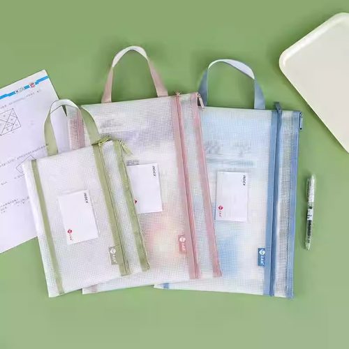 EVA防水透文件袋书本收纳加厚