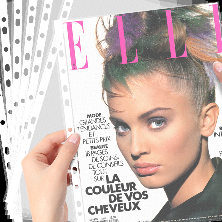 11孔透明塑料文件袋加厚保护膜A4