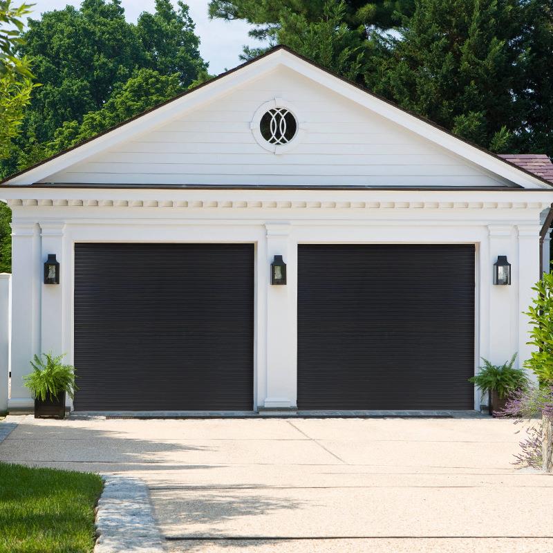 铝合金黑色闸门商铺闸铝合金电电动卷门铝合金动遥控卷帘IXL车库