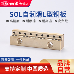JSL 502962.70 FIBRO自润滑板耐磨导板石墨铜板滑块定制 SOL26