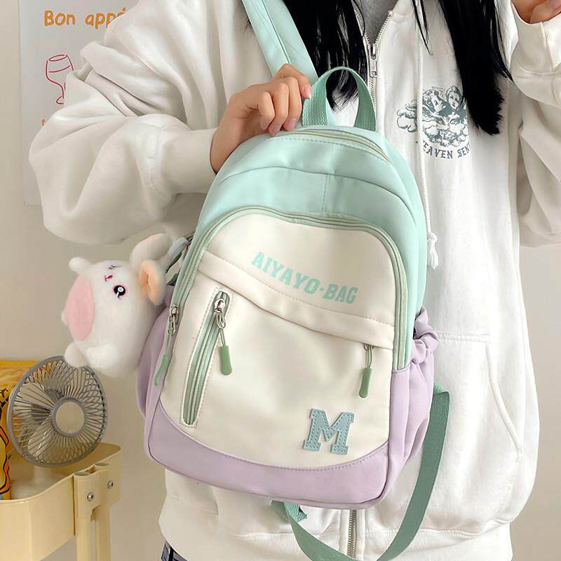 儿童背包小学生书包女孩外出旅游轻便学生小双肩包女童出游肩包女