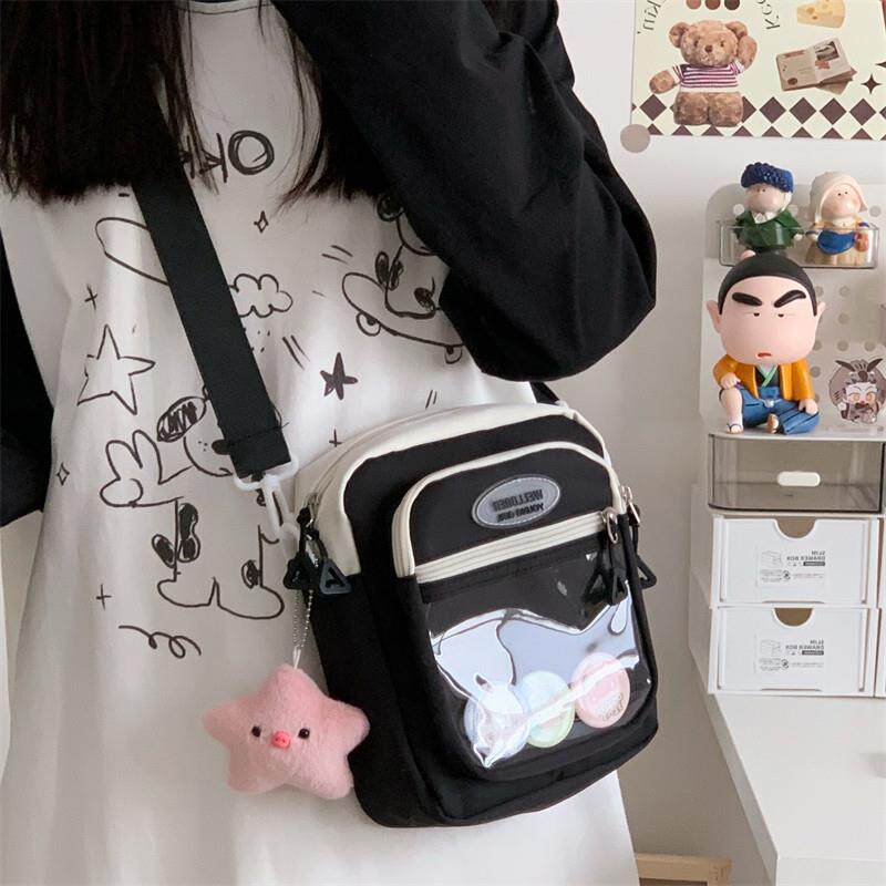 儿童单肩包女孩初中学生外出小背包可爱随身包中大童小学生斜挎包