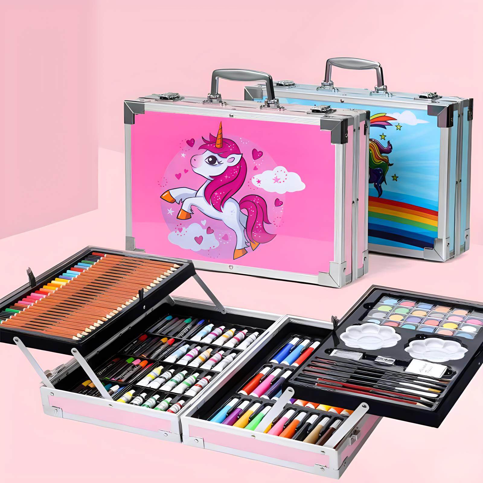 绘画工具145件画笔套装 可水洗水彩笔铅笔礼盒小学生儿童节日礼品,文具电教/文化用品/商务用品,水彩笔,淘宝优惠券,粉丝福利购,淘宝优惠卷