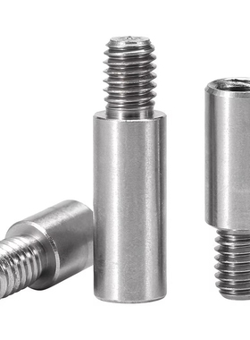 304不锈钢单头圆形螺柱机箱主板螺丝隔离柱加长连接柱M2.5M2-M16