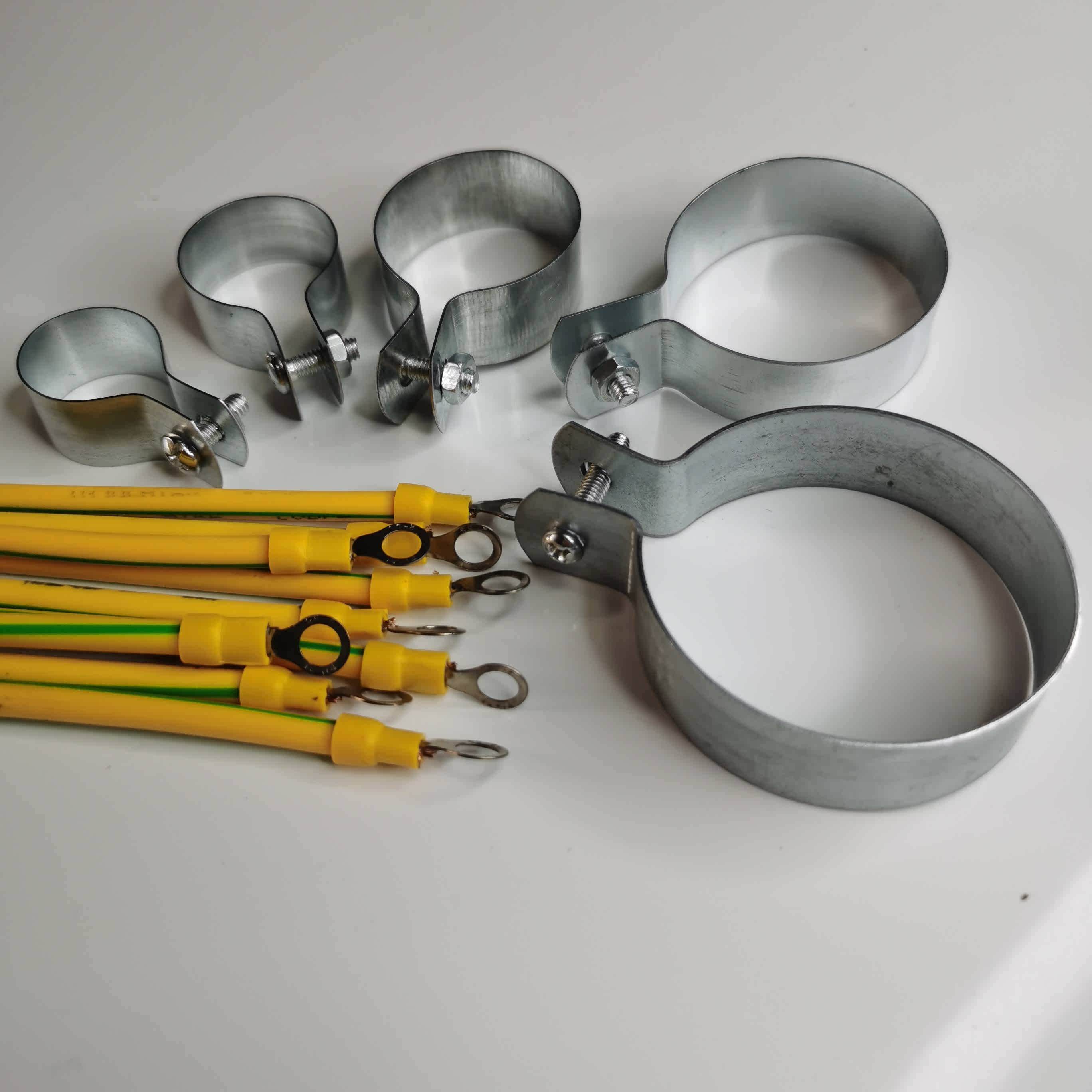 接地卡镀锌线管卡子管夹管箍水管卡kbg管铁管专用接地线跨接线