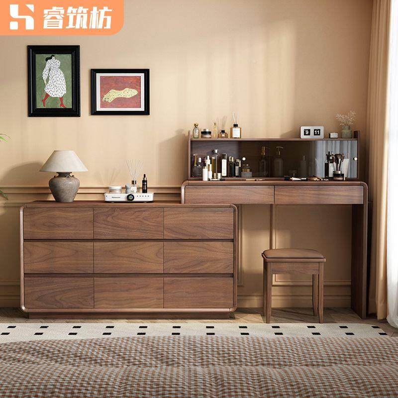 全实化台木梳妆古风床尾斗柜小户型一体中转角伸缩收纳柜卧室672妆桌,影音电器,DIY配件,淘宝优惠券,粉丝福利购,淘宝优惠卷