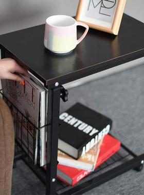 带储桌物篮C形移动电OFD-ZJ脑桌带子轮发的超高可调侧可移动升降